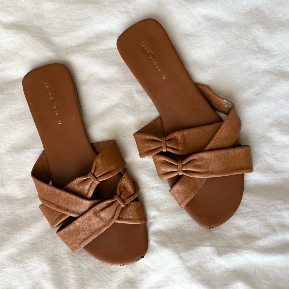 Brown Women's Slide Sandals